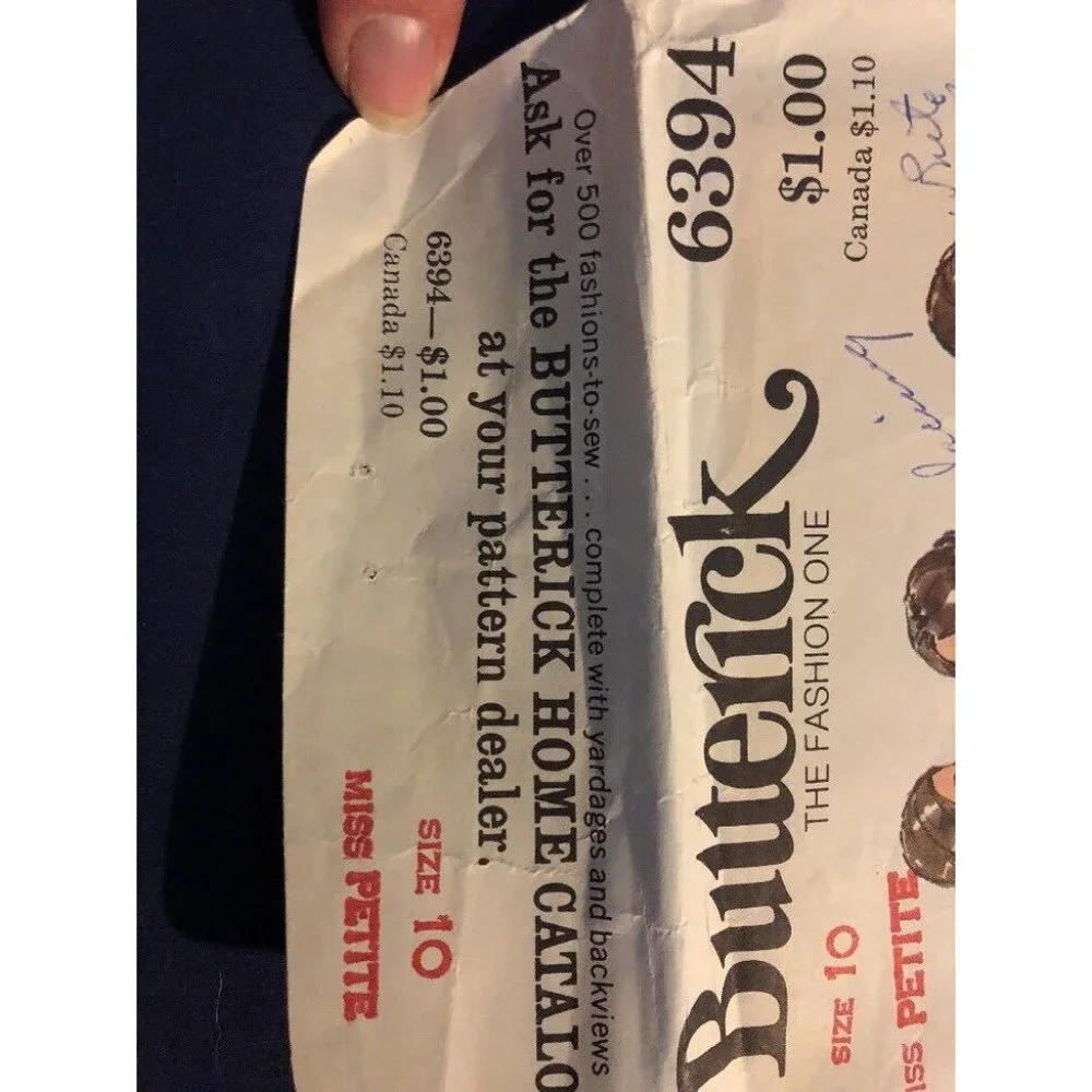 Butterick 6394 Miss Petite Sewing Pattern Dress Jacket & Coat Size 10 - Picture 2 of 7